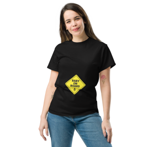 Baby on Board T-Shirt | Funny Pregnancy Announcement Tee