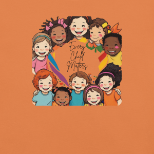 "Every Child Matters" T-Shirt – With Children Graphic | Truth and Reconciliation Awareness Tee